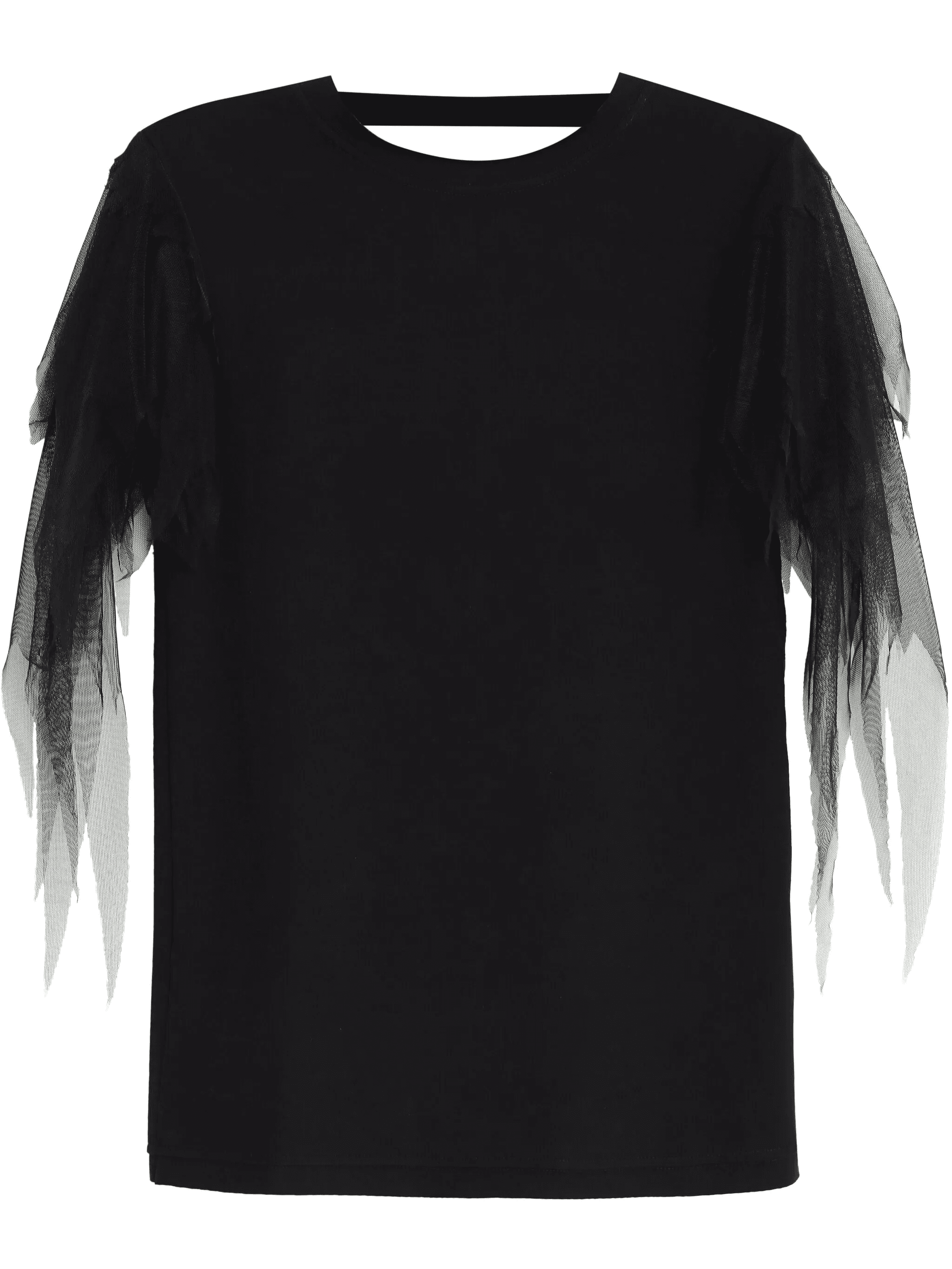 Destroyed-sleeve T-shirt - Image 1