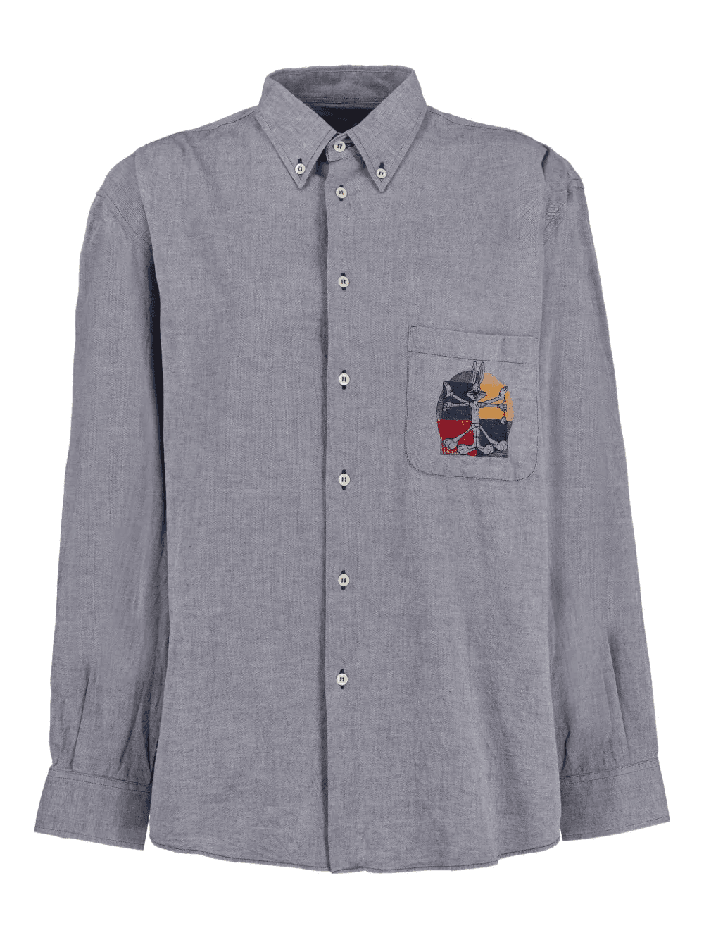 embroidered-logo shirt - Image 1