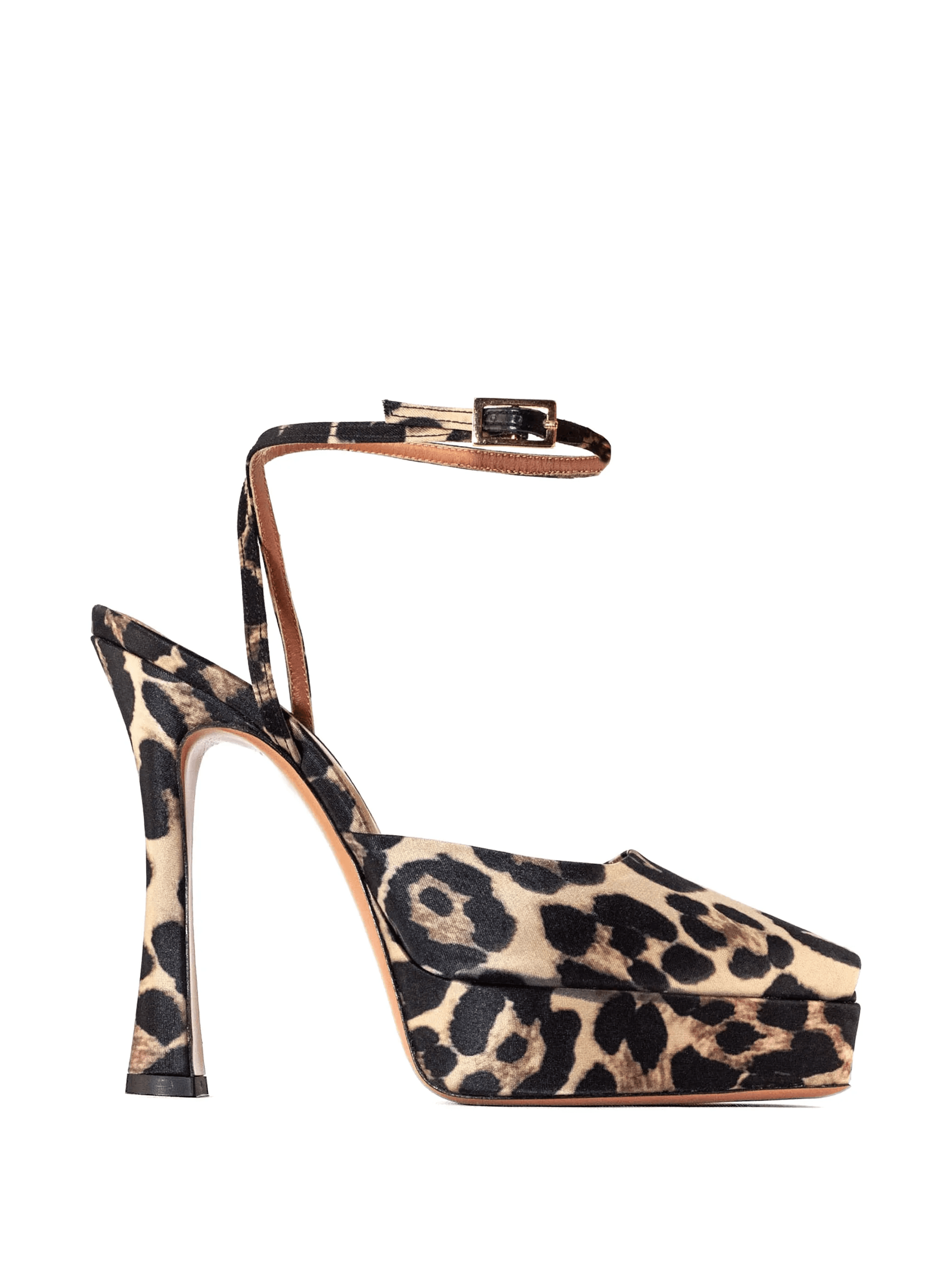 Vicky animal-print platform sandals - Image 1