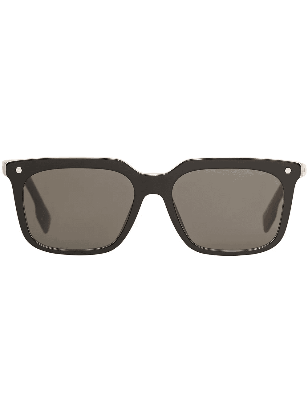 stripe detail square-frame sunglasses - Image 1