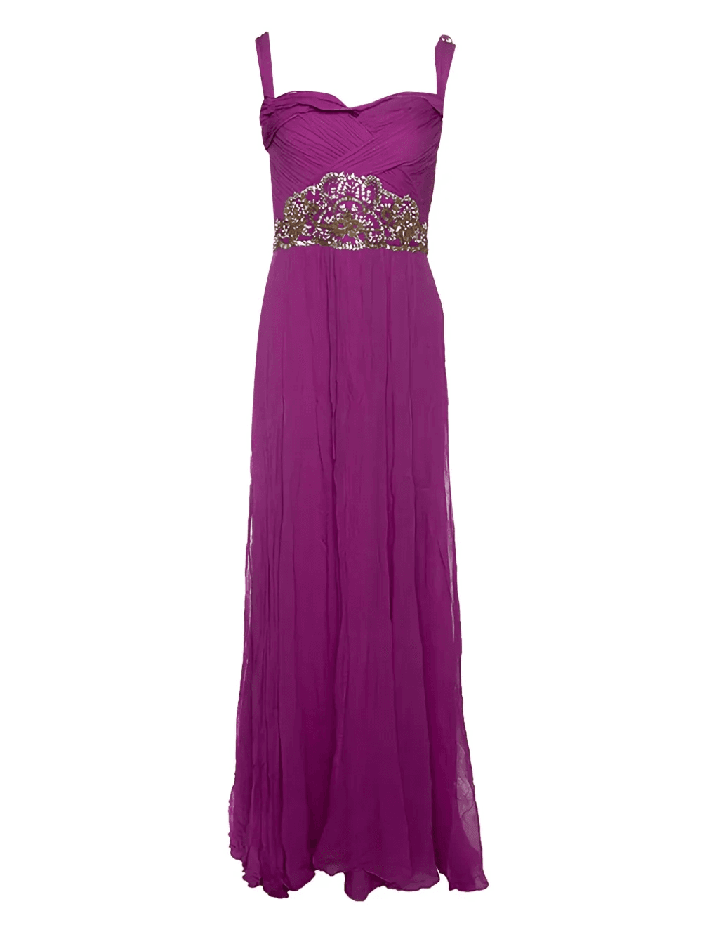Pre-owned beaded-waistband maxi dress - Image 1