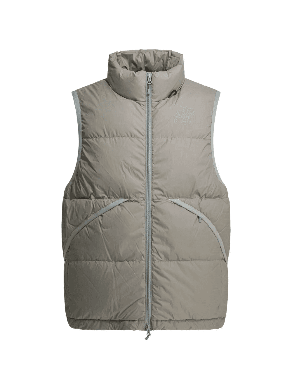 zip-up padded gilet - Image 1
