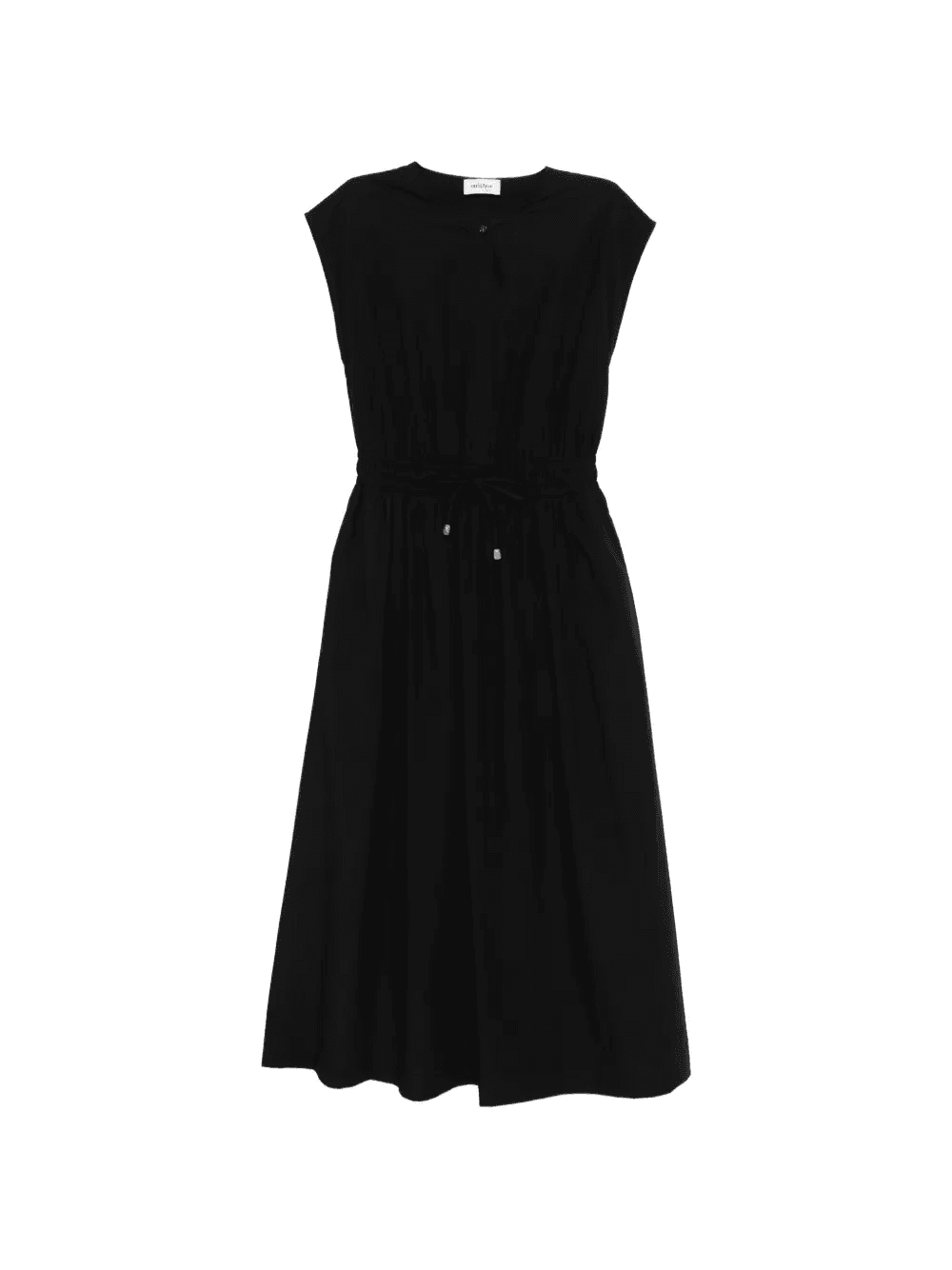 drawstring sleeveles midi dress - Image 1