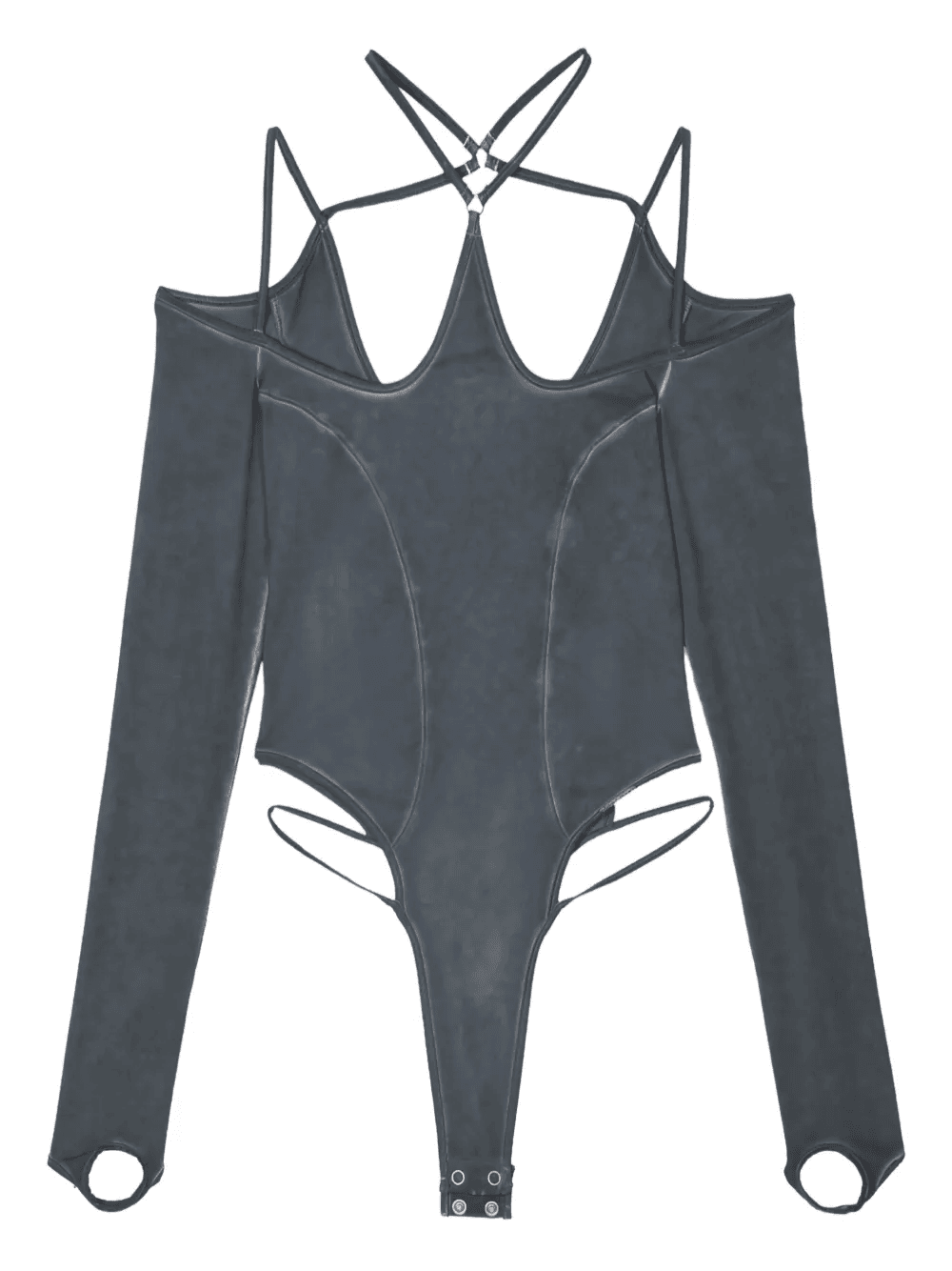 strap-detail bodysuit - Image 1