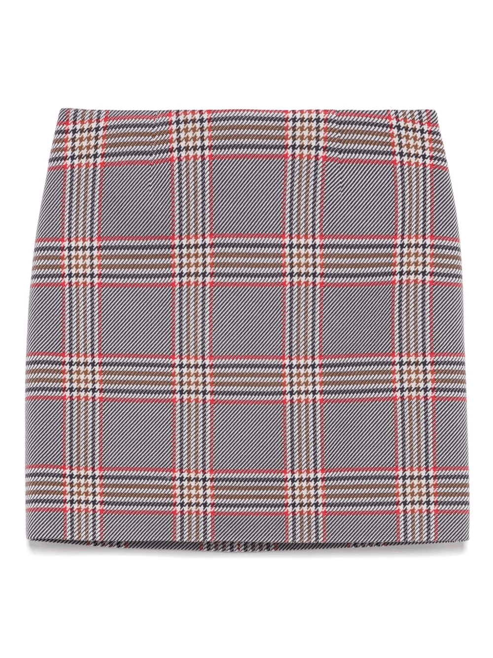 checked mini skirt - Image 1