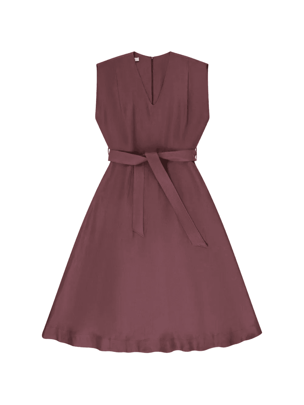 linen midi dress - Image 1