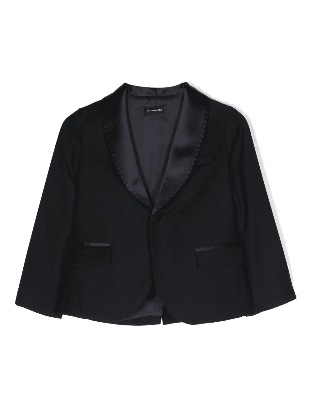 shawl-lapels single-breasted blazer - Image 1