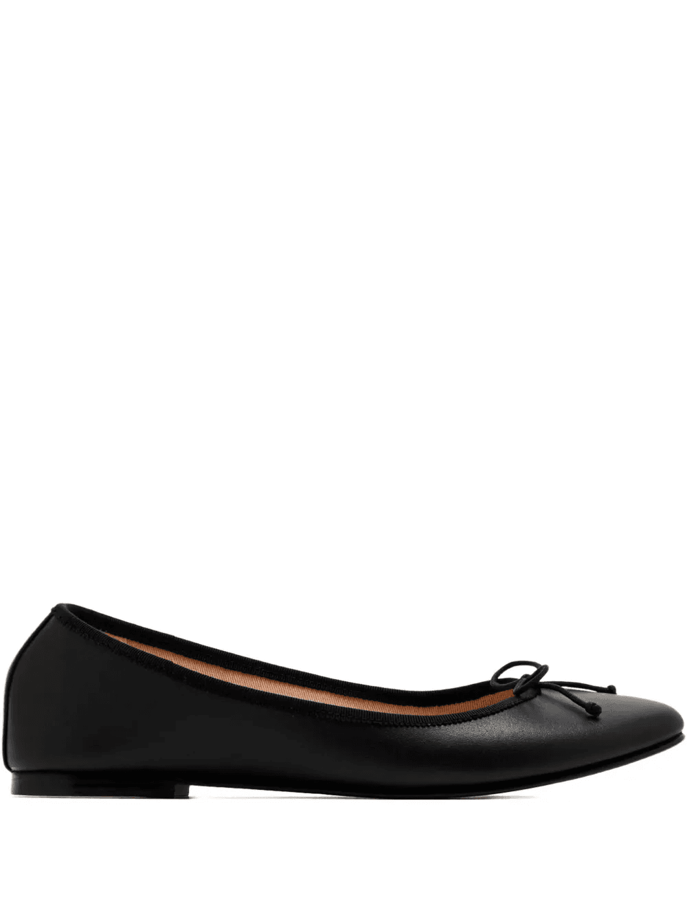 bow-detail leather ballet flats - Image 1