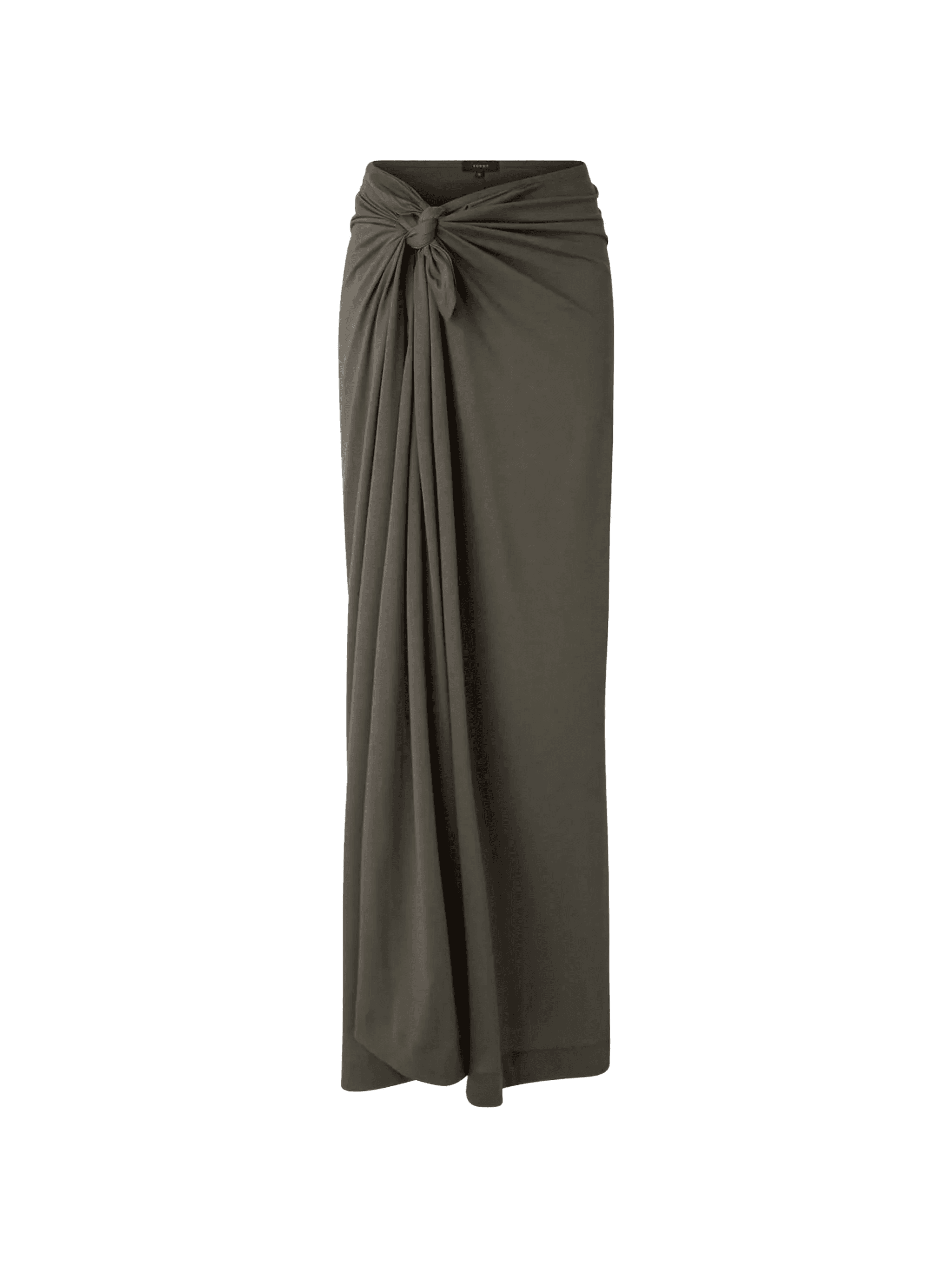 knot draped asymmetric skirt - Image 1