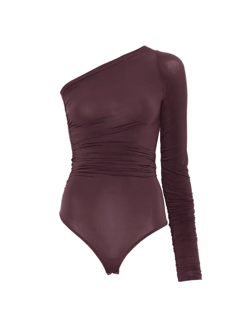 one-shoulder long-sleeve top - Image 1