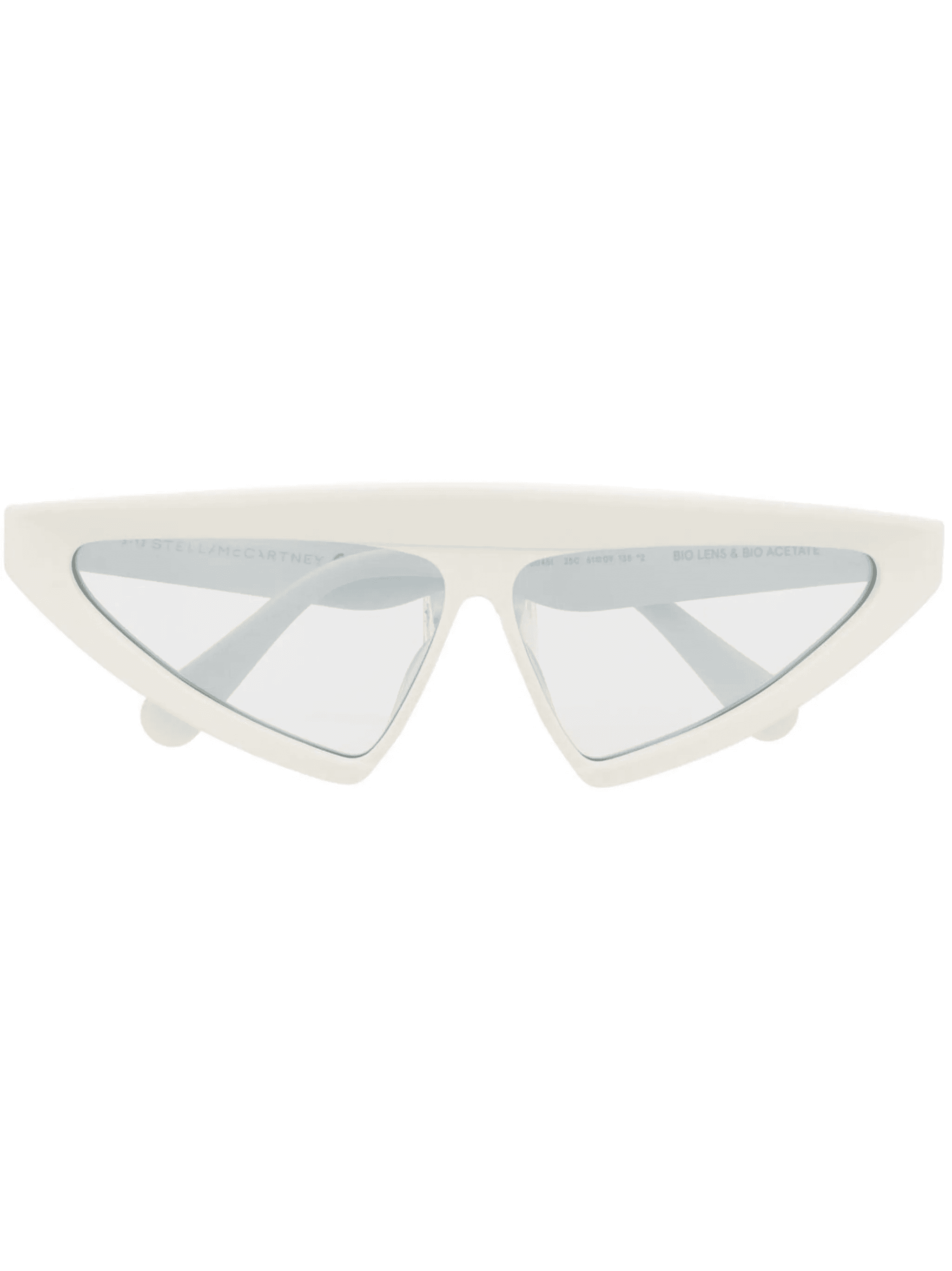triangular tinted sunglasses - Image 1