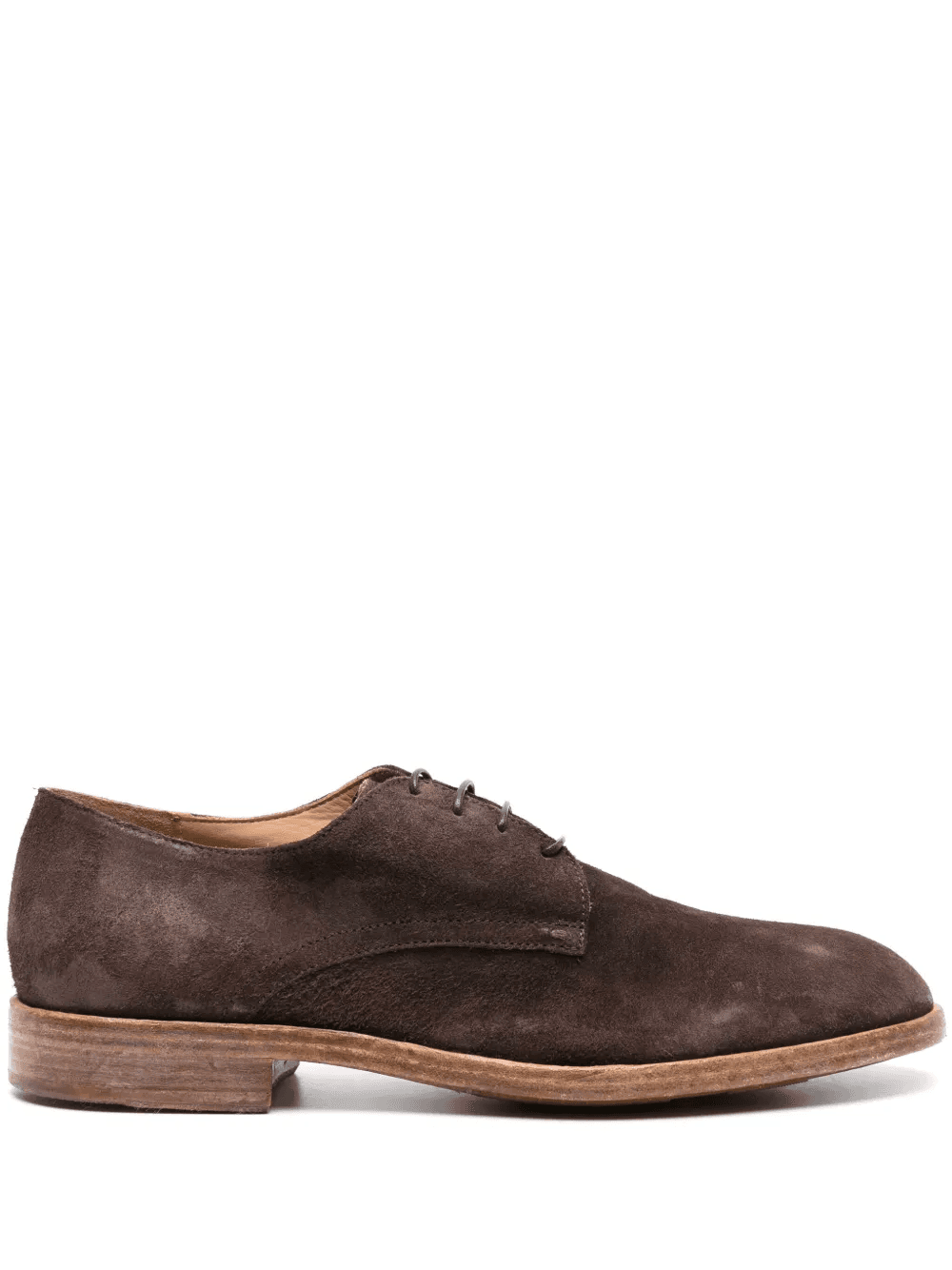 lace-up suede Derby shoes - Image 1