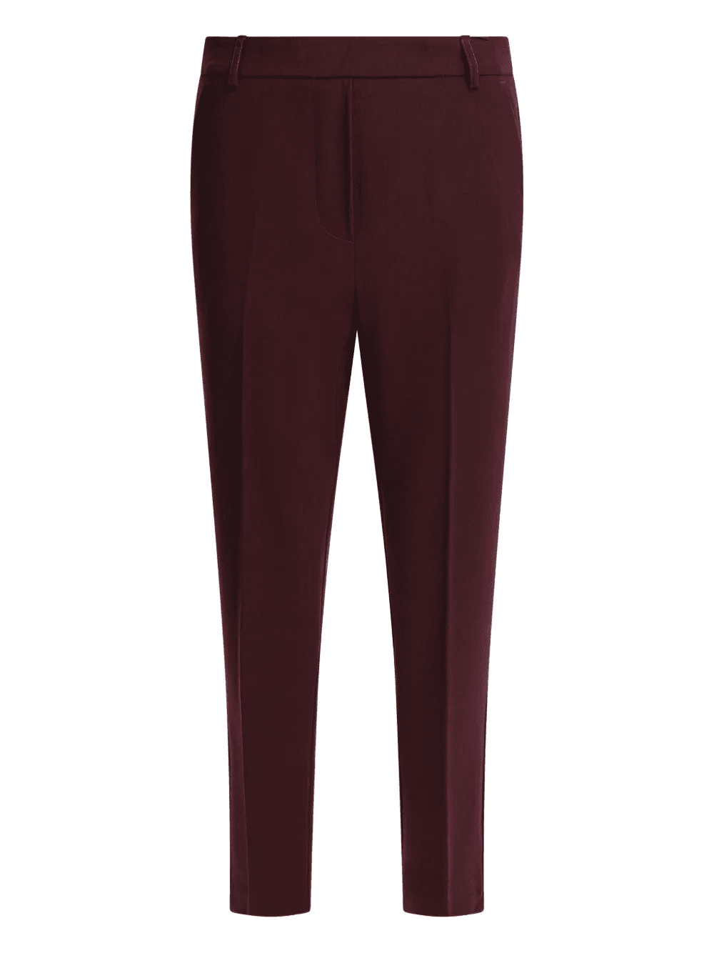 elasticated-waist tapered trousers - Image 1