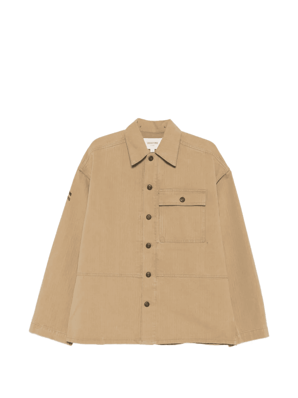 herringbone-pattern shirt - Image 1