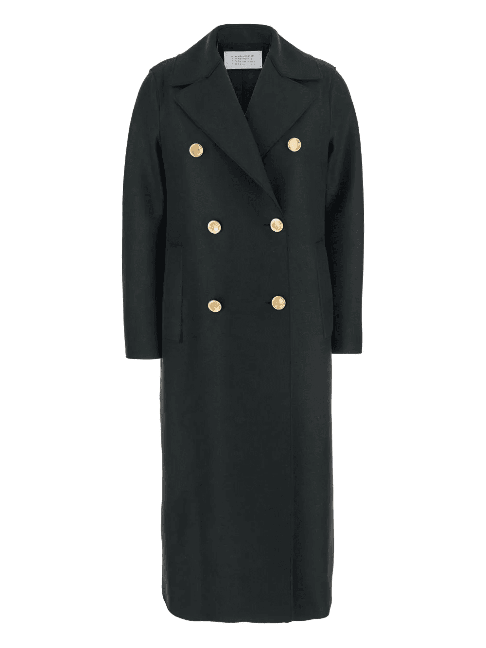 Military double-breasted gold-button coat - Image 1