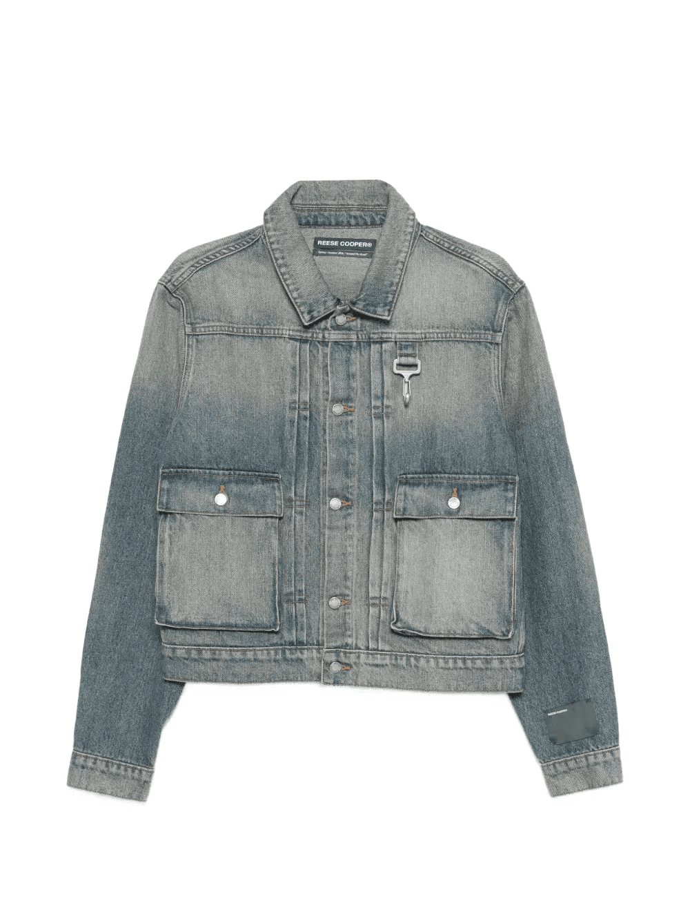 pocket denim jacket - Image 1