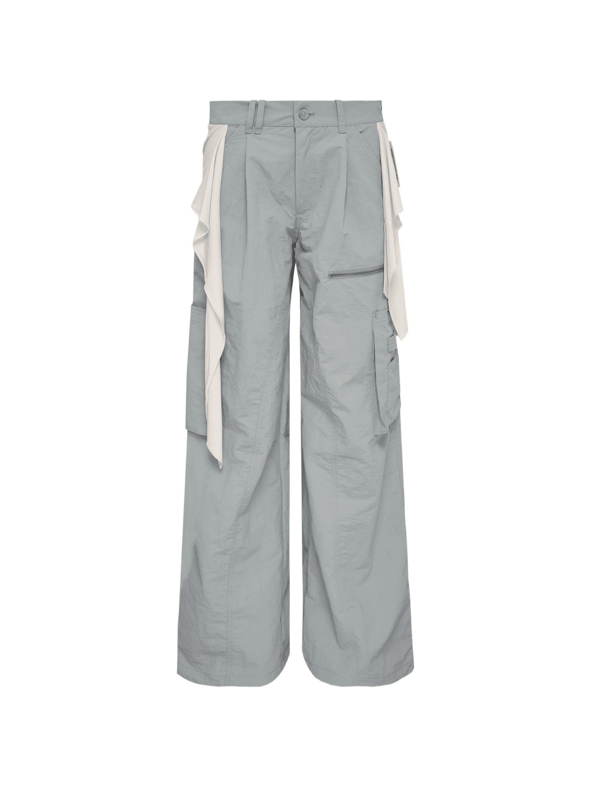 layered tie-detail trousers - Image 1