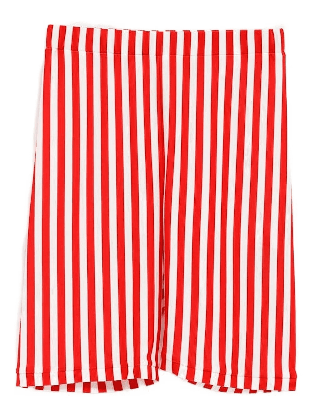 asymmetric striped shorts - Image 1