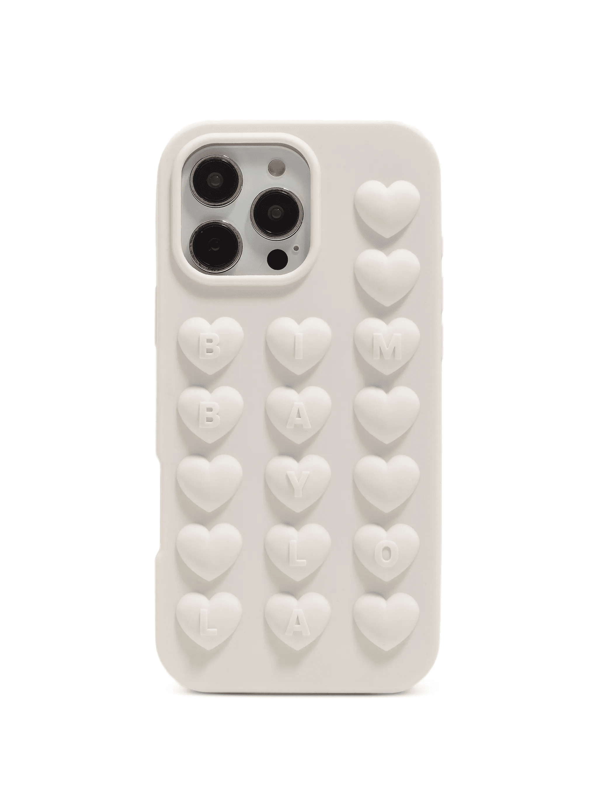 heart-embossed iPhone 16 Pro case - Image 1