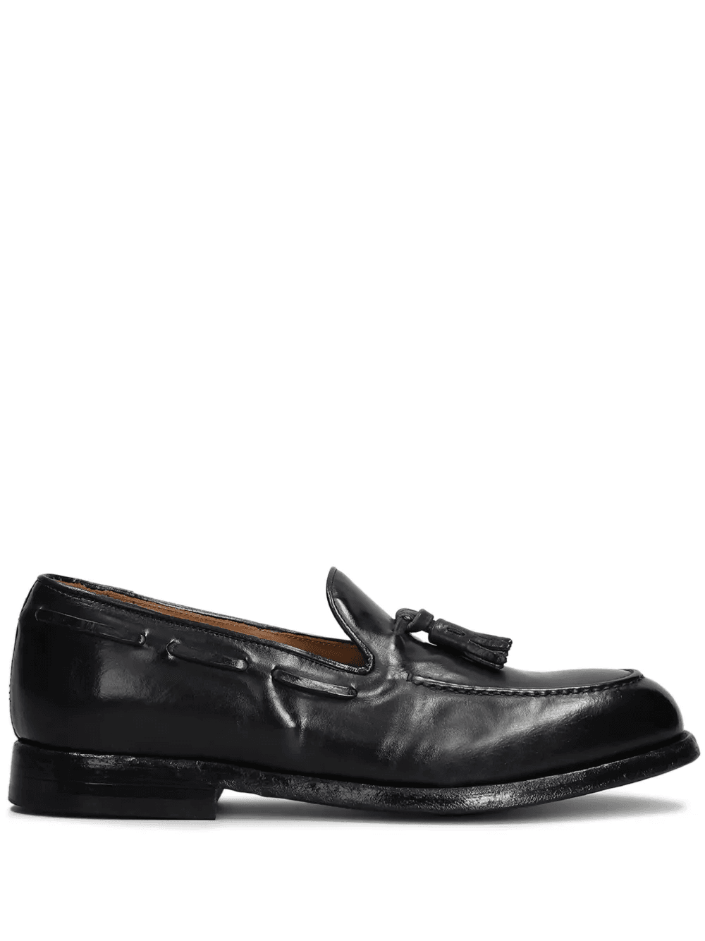 tassel leather loafers - Image 1