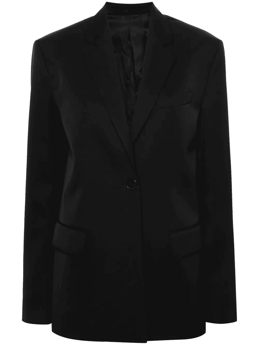 single-breasted wool blazer - Image 1