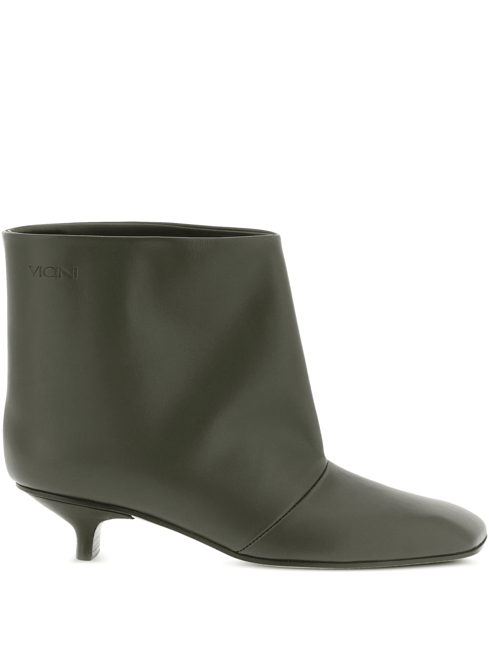 30mm Cizin square-toe leather ankle boots - Image 1