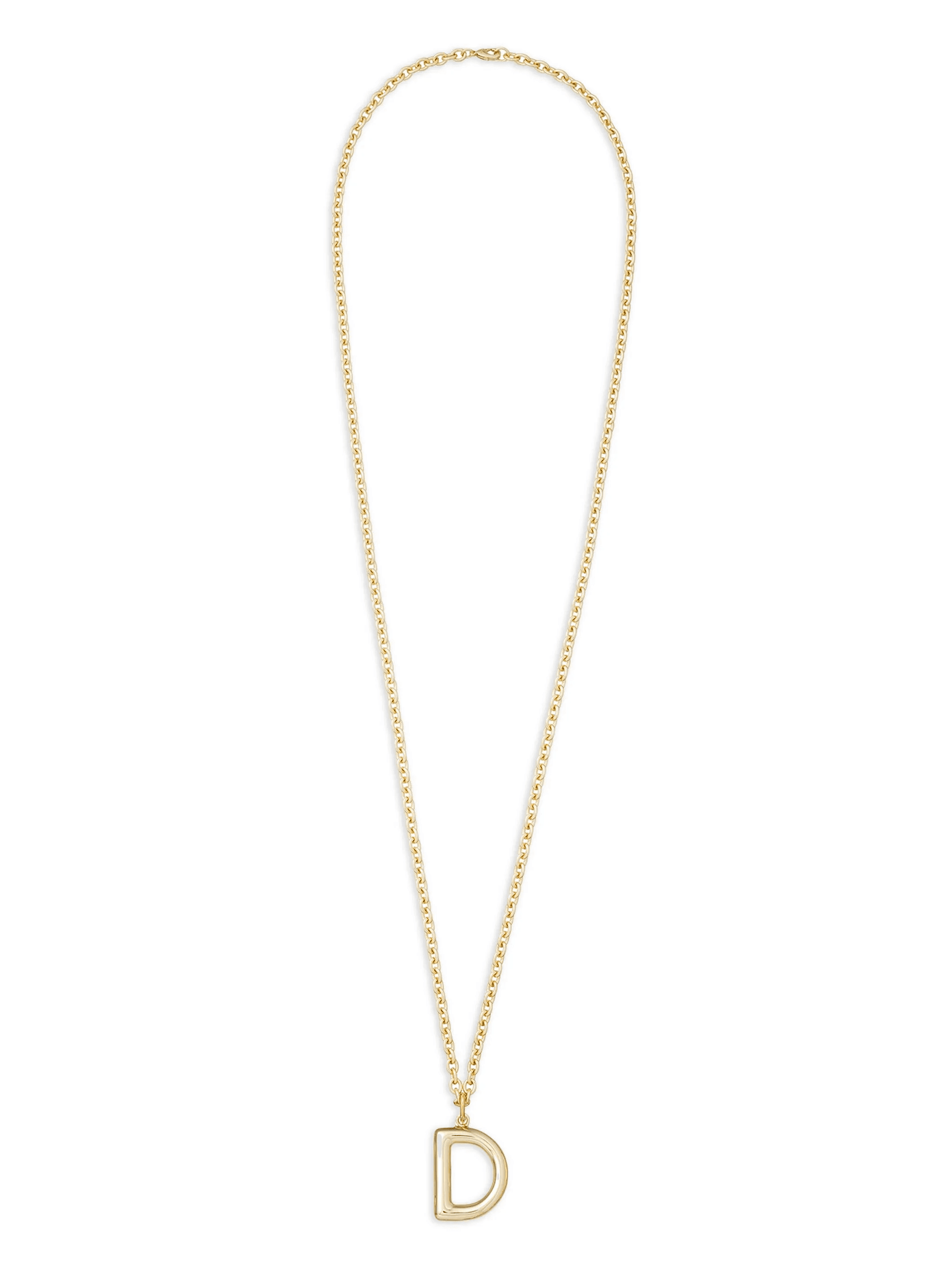 Big Puffy Initial necklace - Image 1