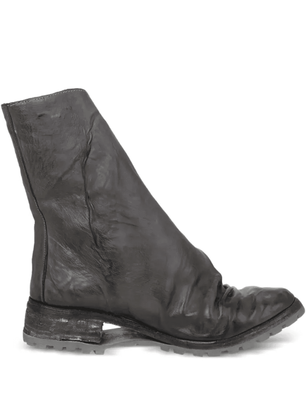 folded rubber sole boots - Image 1