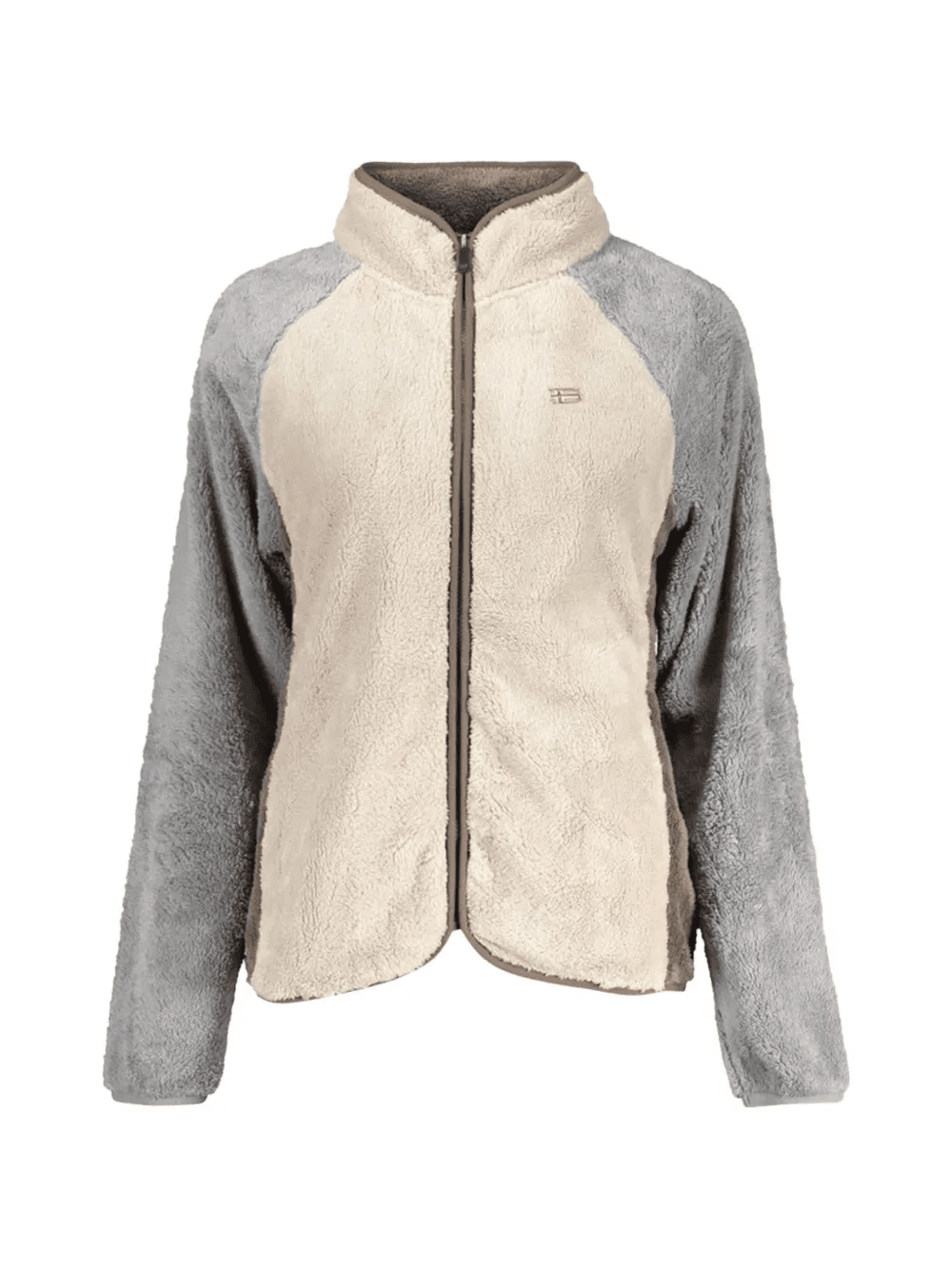 colour-block fleece jacket - Image 1