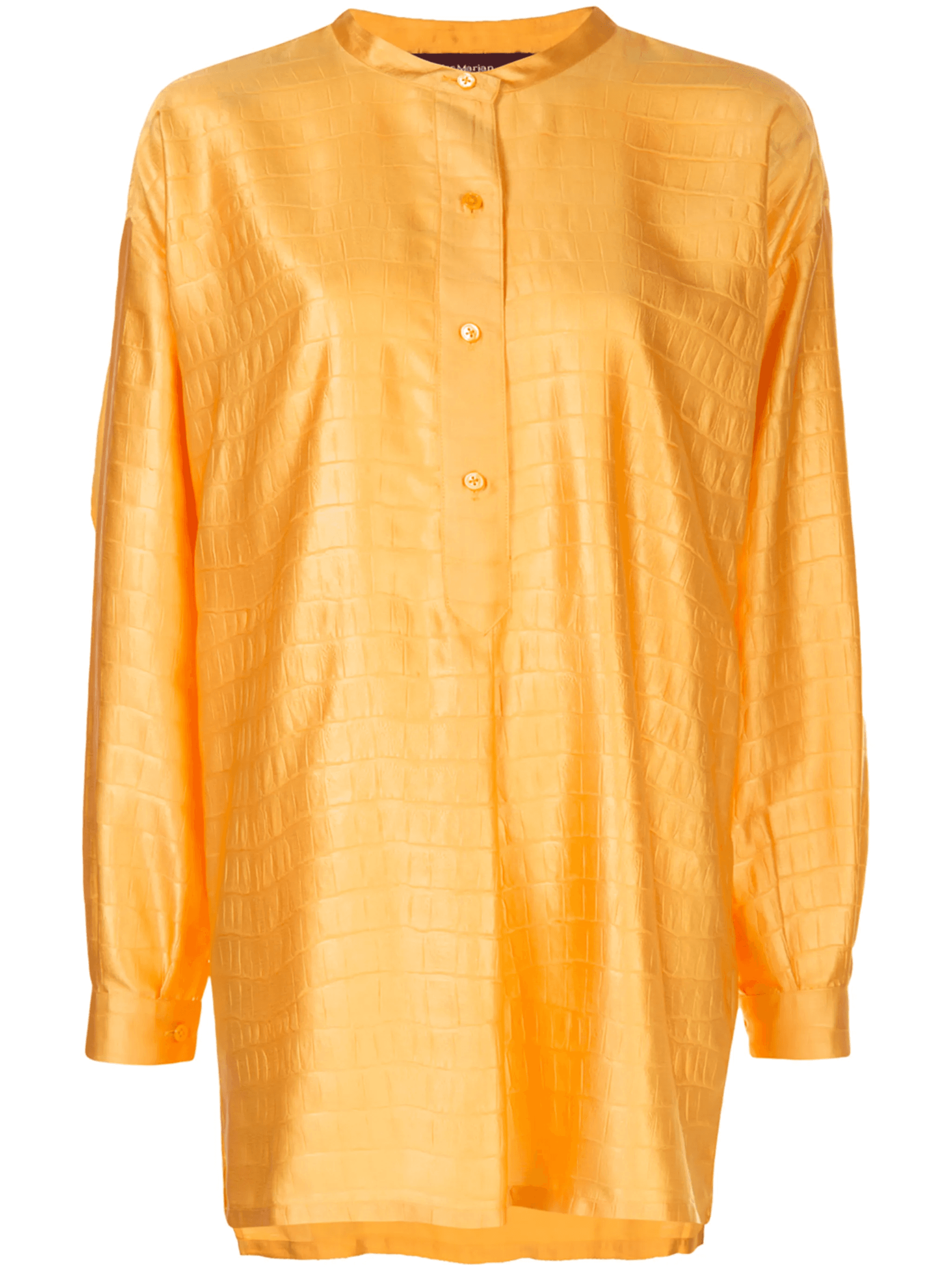 textured satin shirt - Image 1
