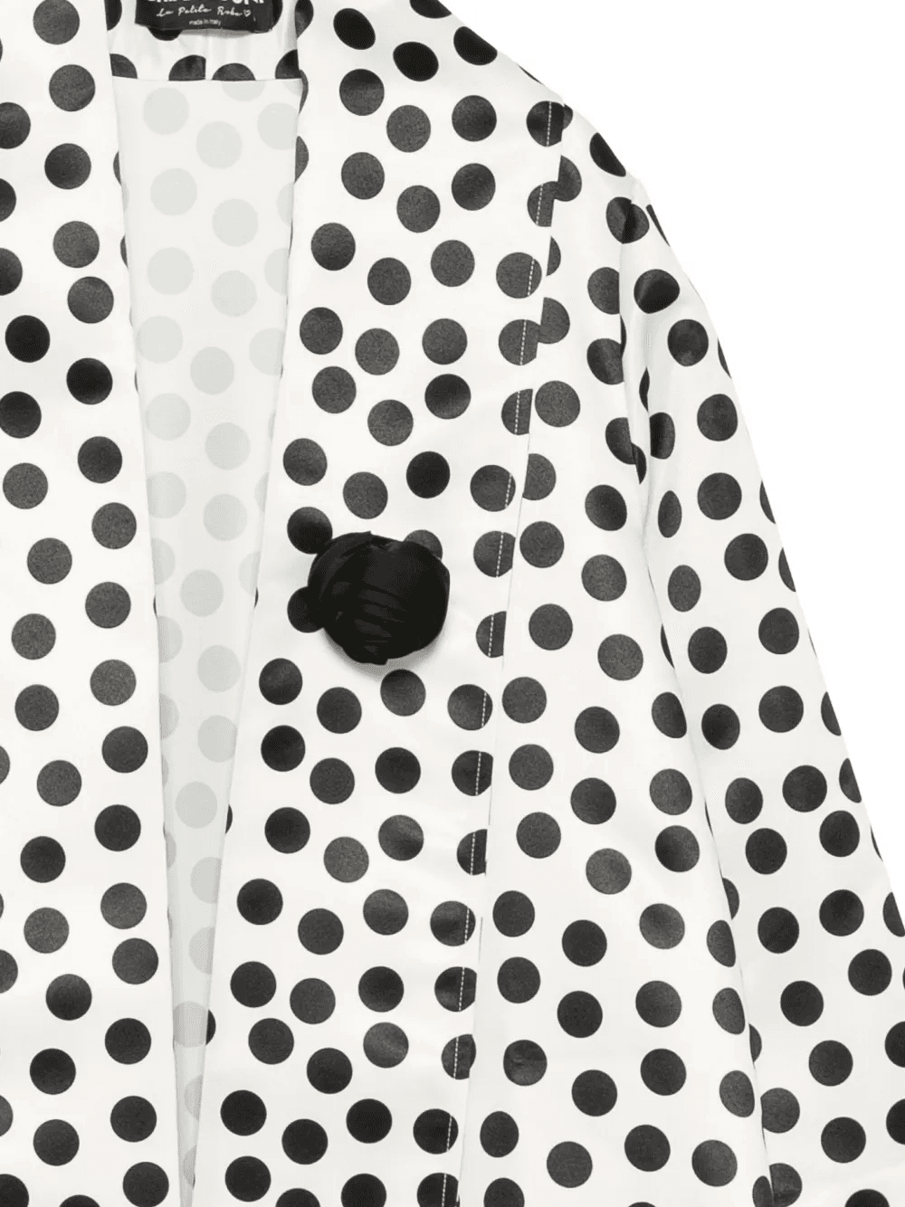 polka-dot oversize coat - Image 1