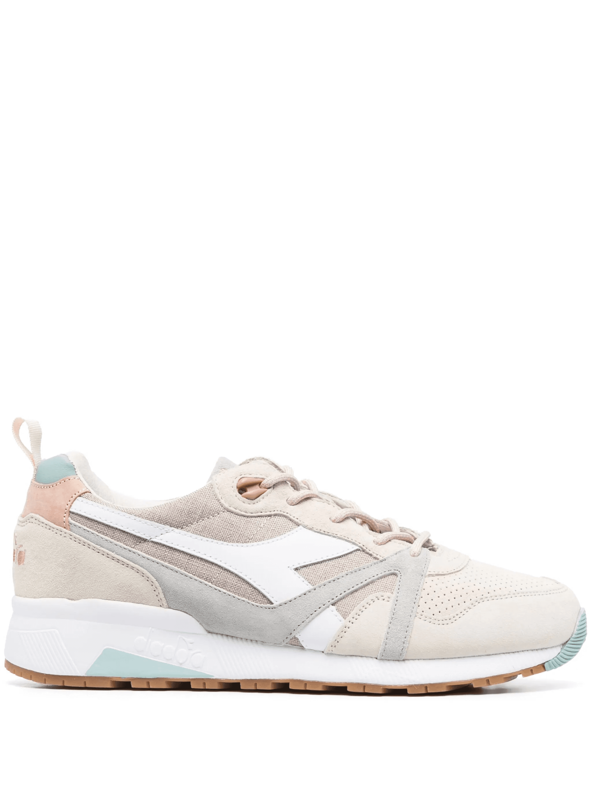 panelled low-top sneakers - Image 1