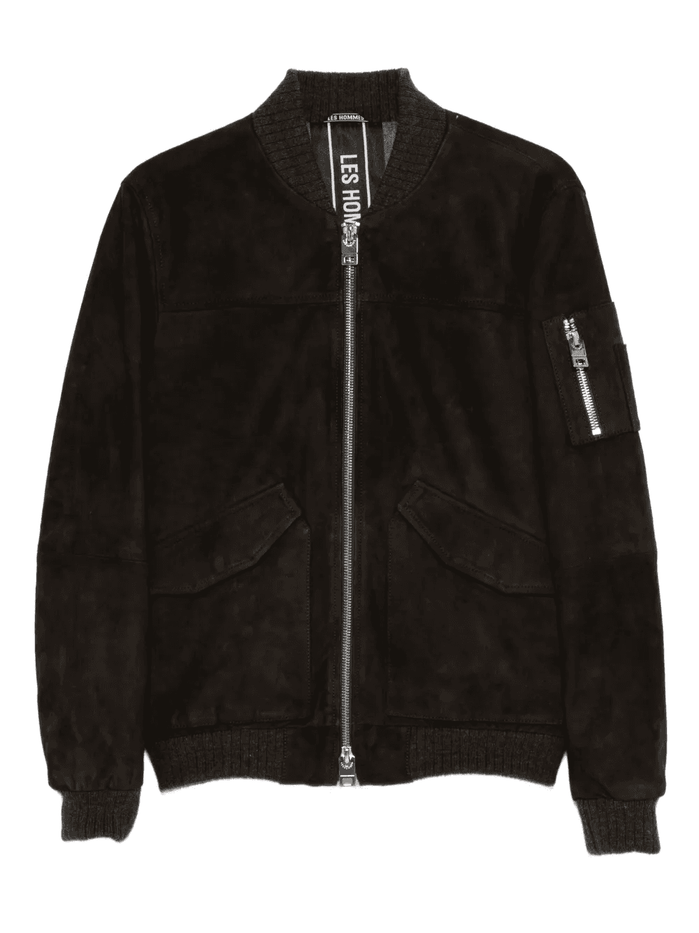 panelled zip-up bomber jacket - Image 1