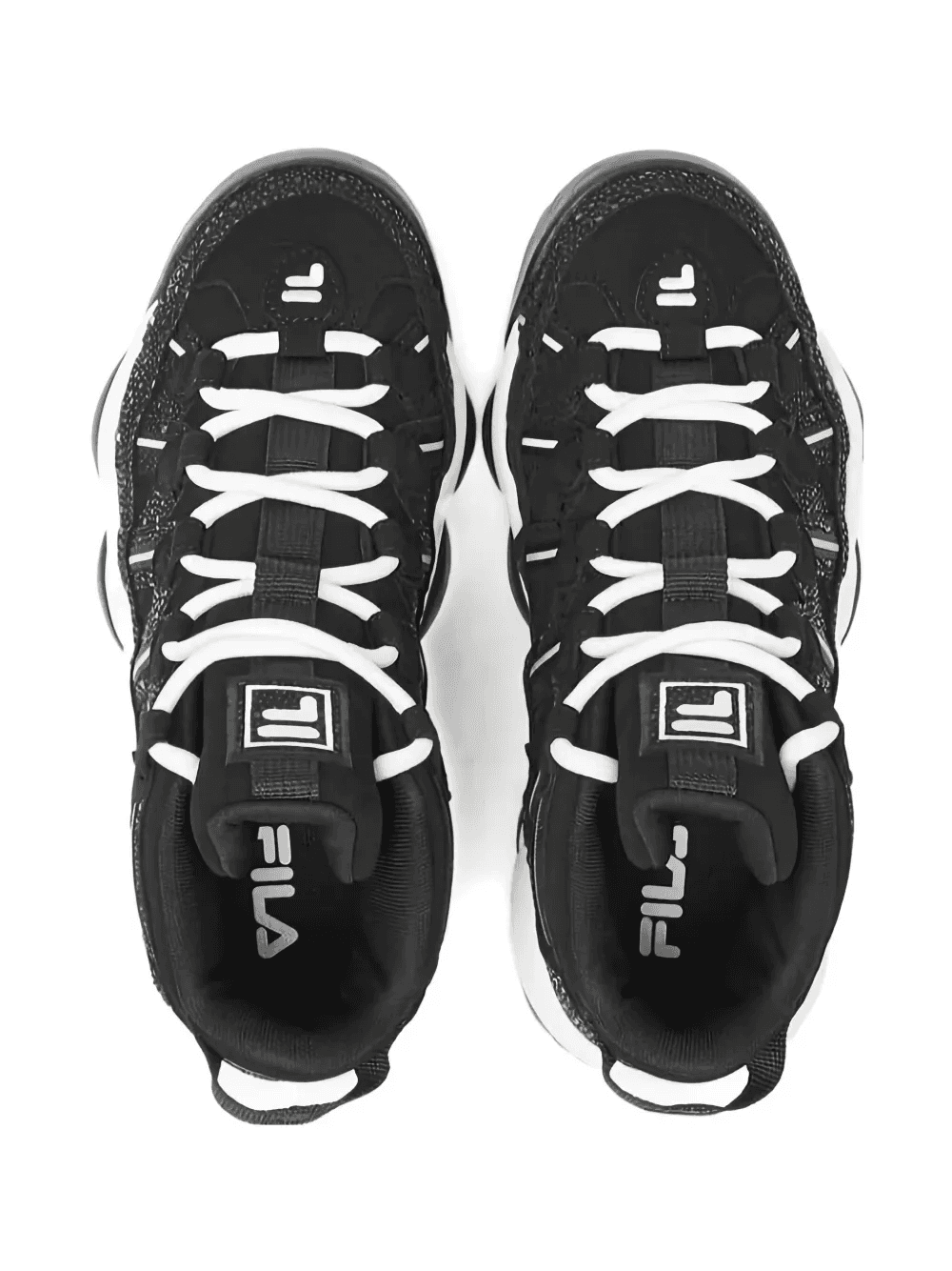Stackhouse Spaghetti "Black/White/Black" sneakers - Image 1