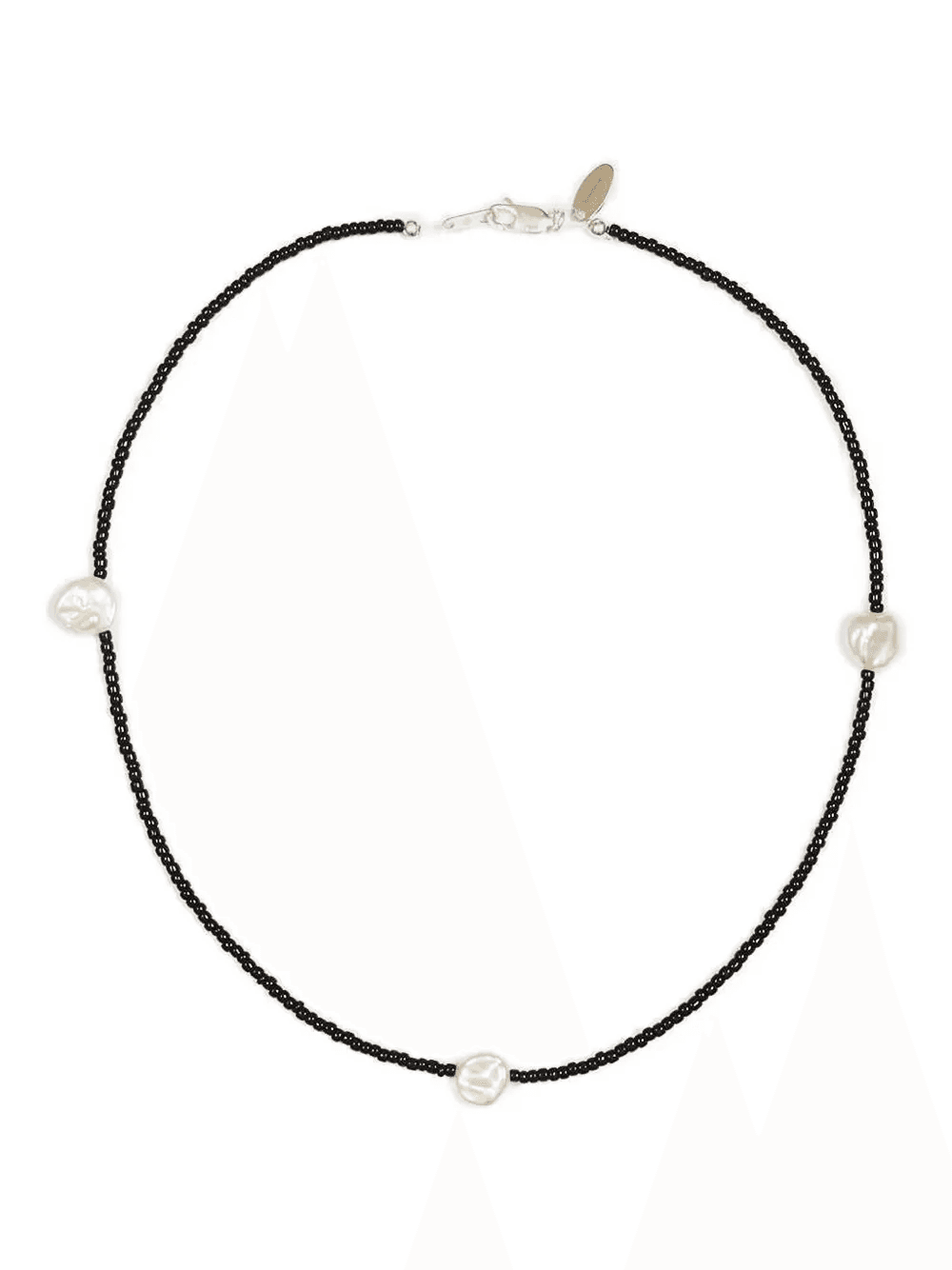 beaded pearl necklace - Image 1