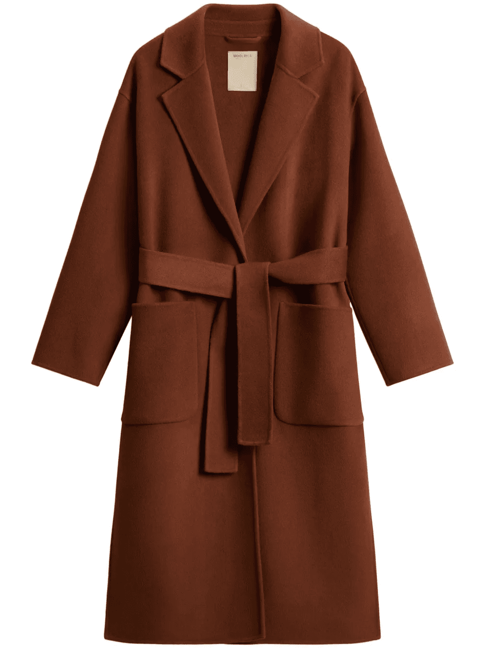 belted wool coat - Image 1