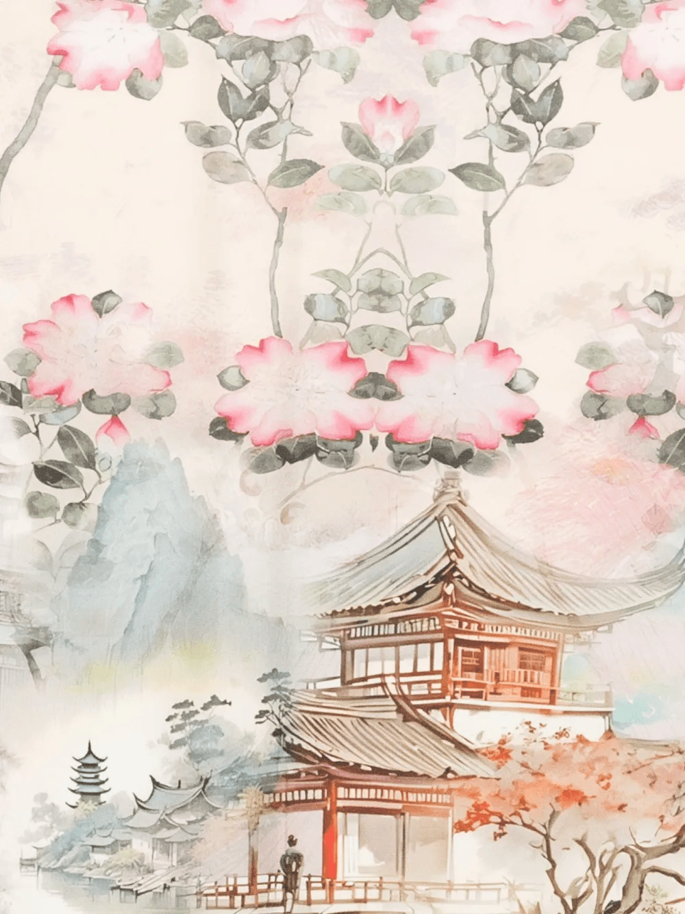 graphic-print scarf - Image 1