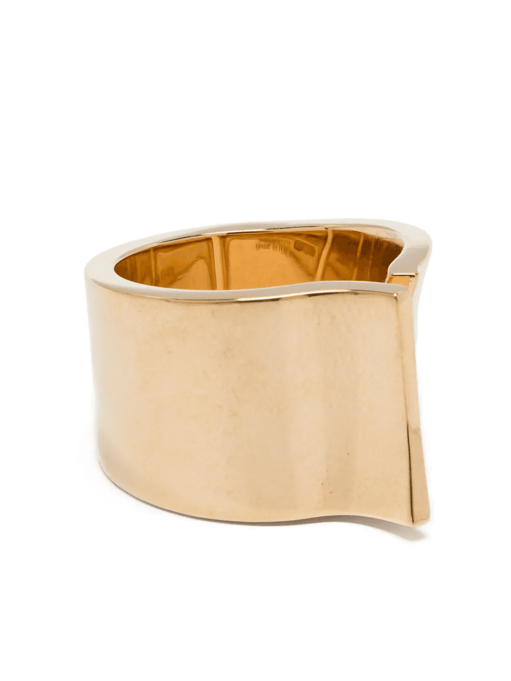 18K yellow gold Broken ring - Image 1