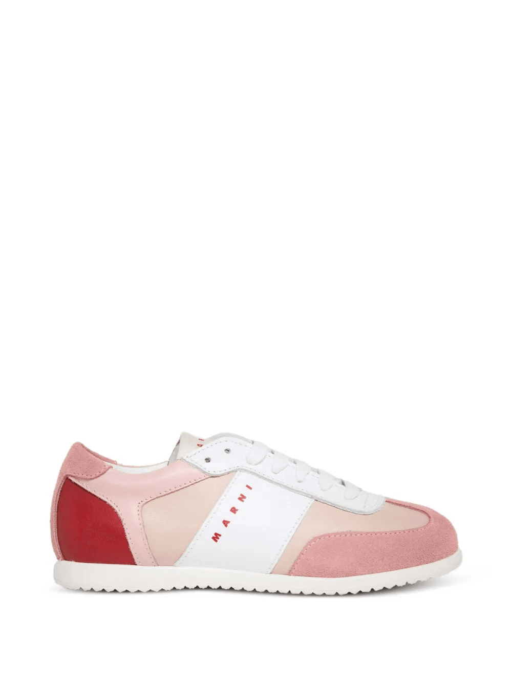 colour-block print sneakers - Image 1