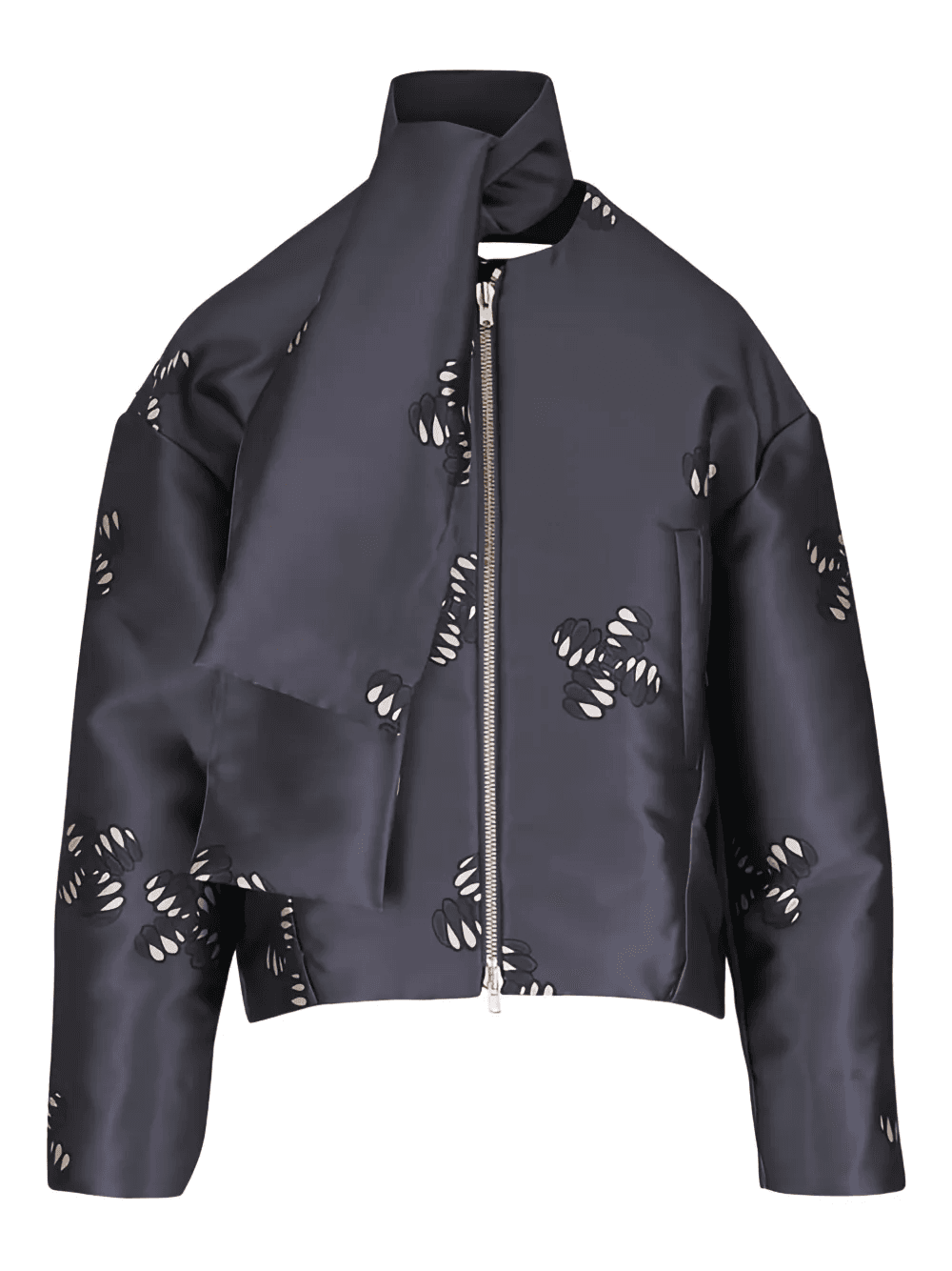 scarf print jacket - Image 1