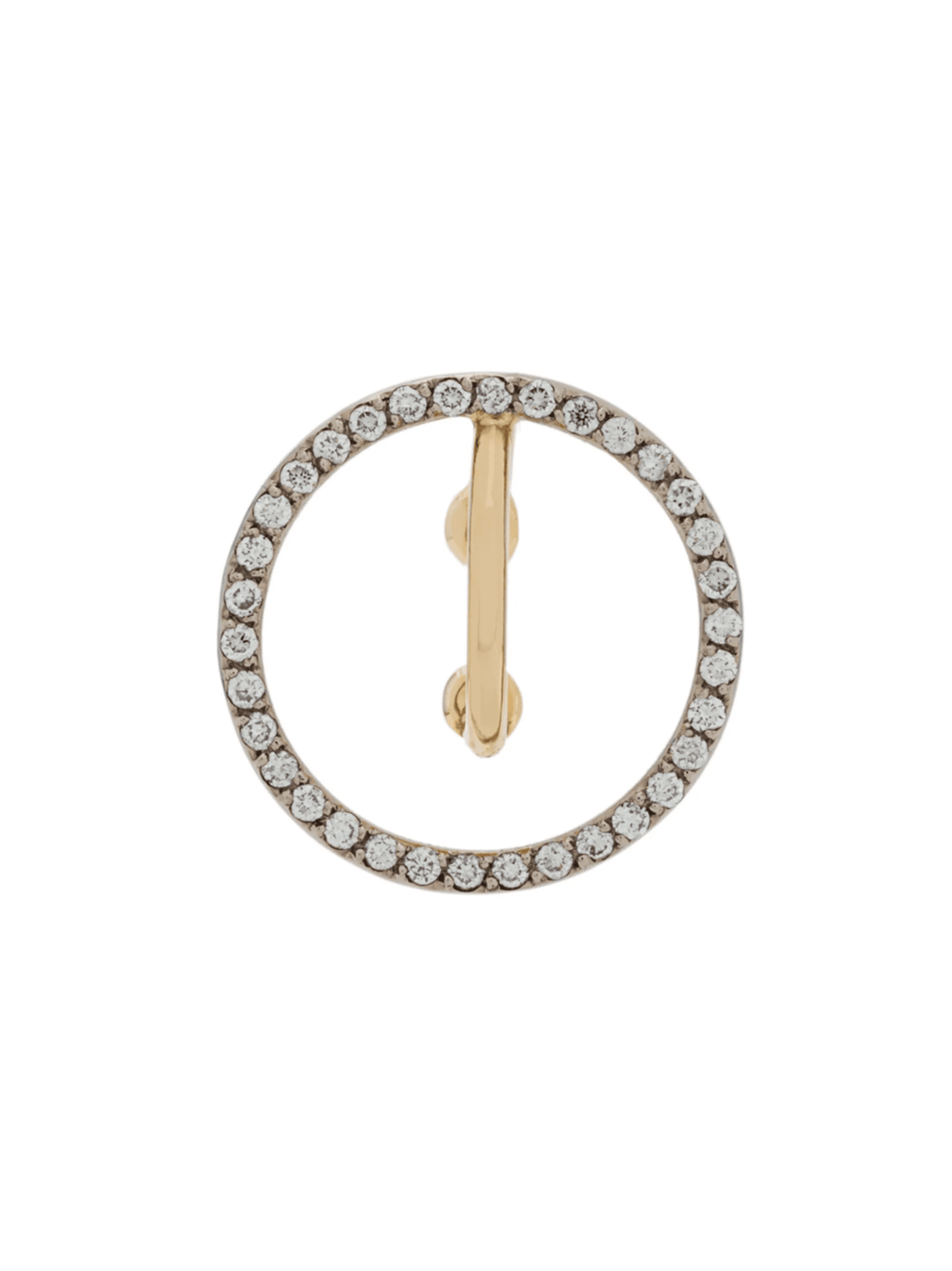 18kt yellow and white gold Celeste diamond earcuff - Image 1