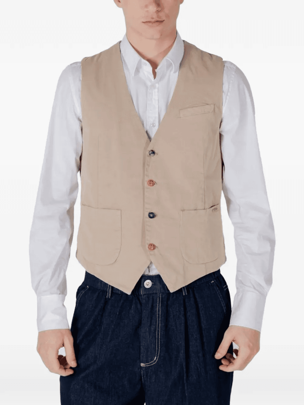 button-front waistcoat - Image 1
