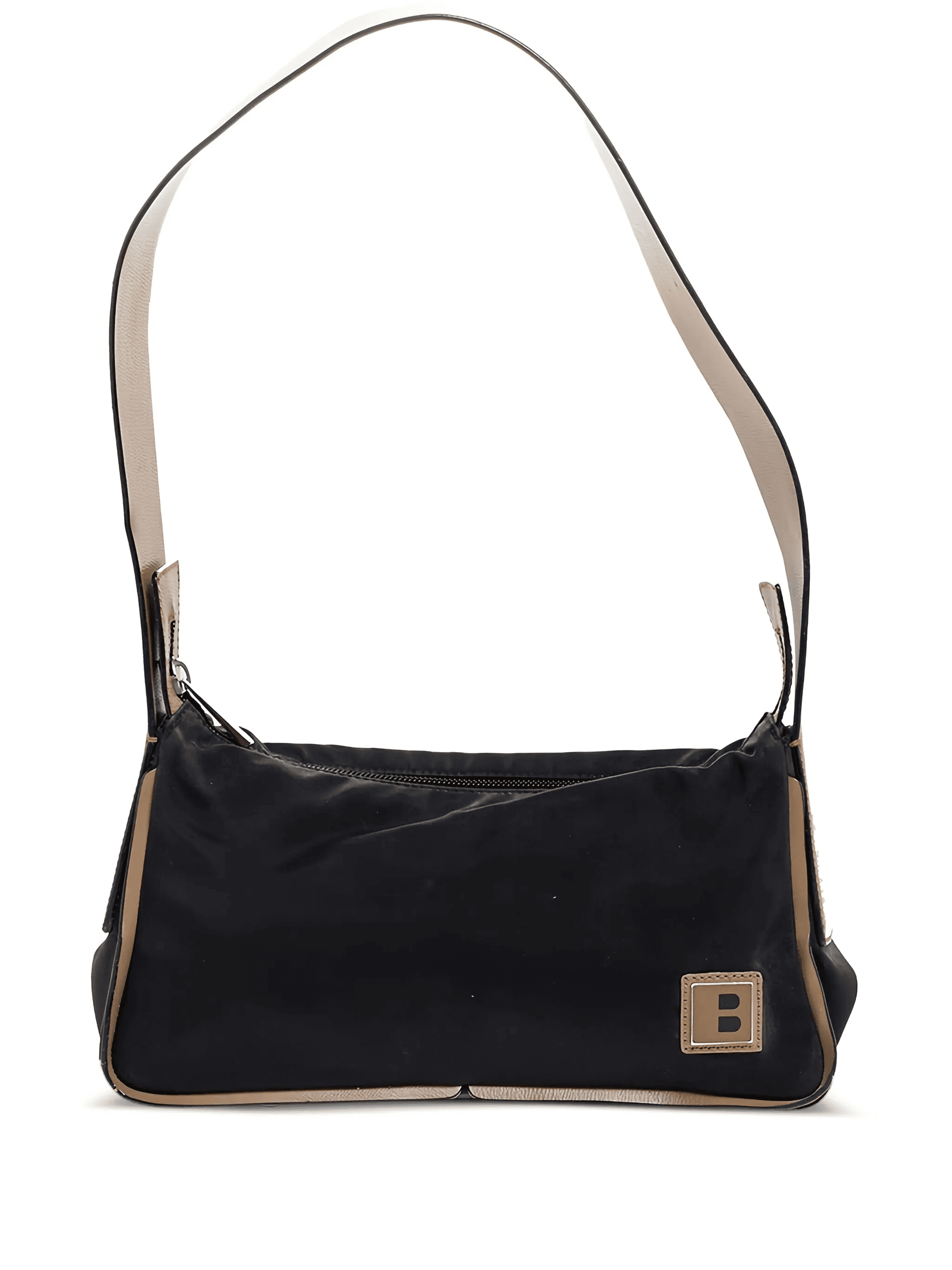 leather trim shoulder bag - Image 1