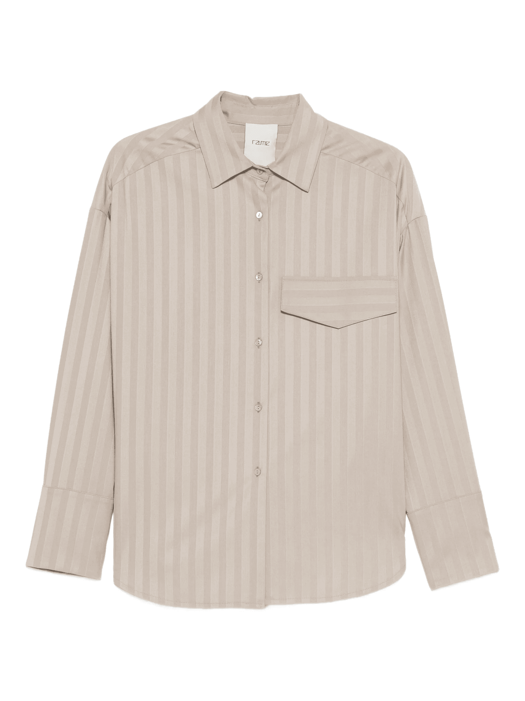 striped-pattern pocket shirt - Image 1