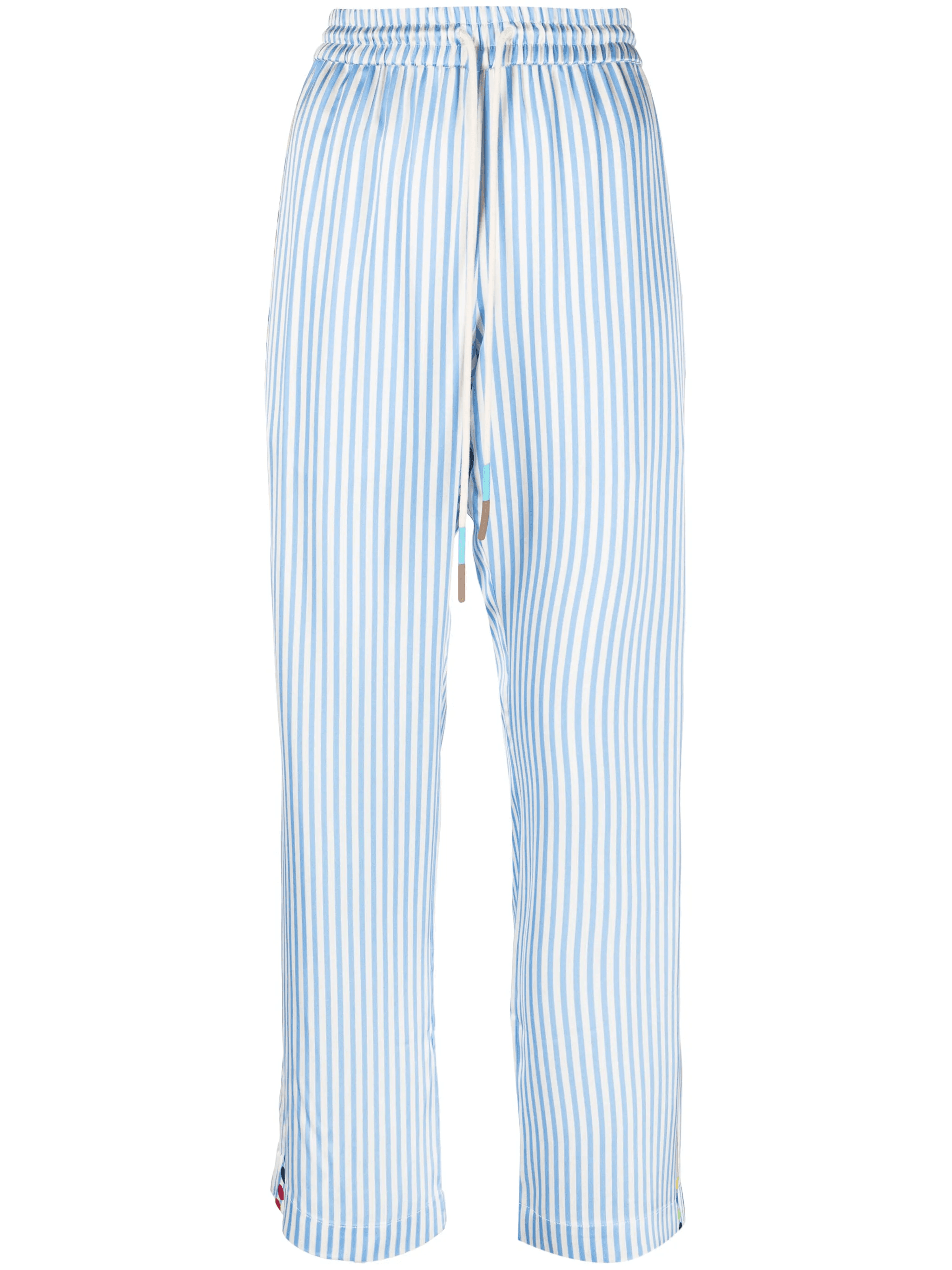 x Javier Calleja striped satin trousers - Image 1