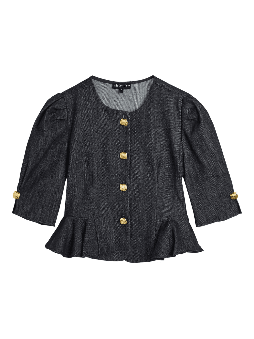 Curio peplum buttoned blouse - Image 1