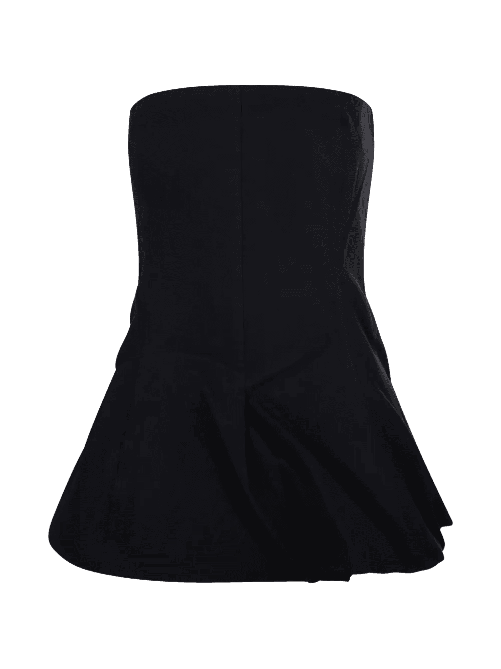 strapless bubble-hem top - Image 1
