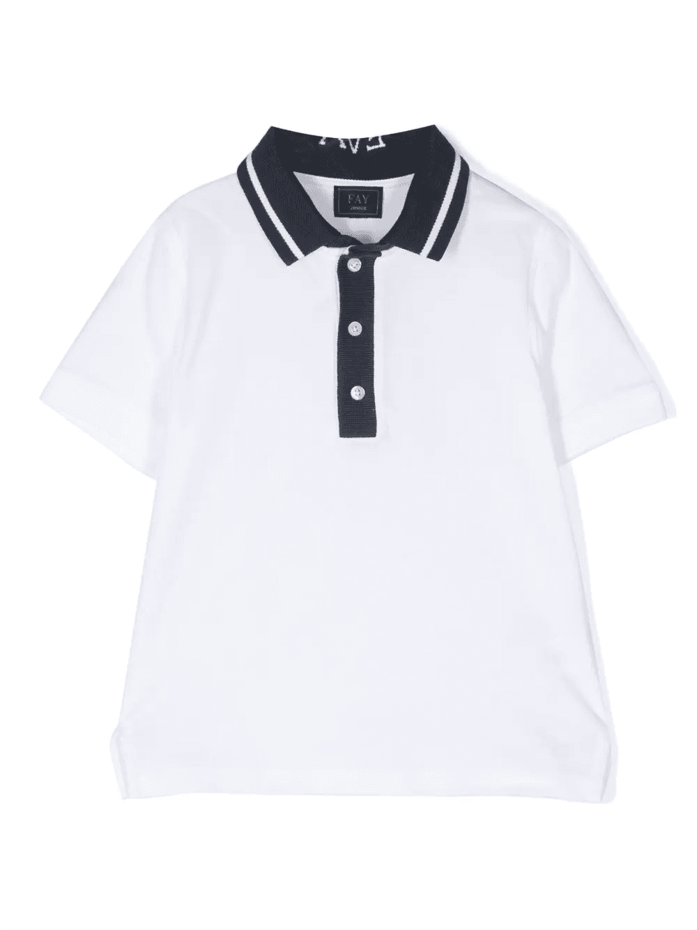 two-tone polo shirt - Image 1