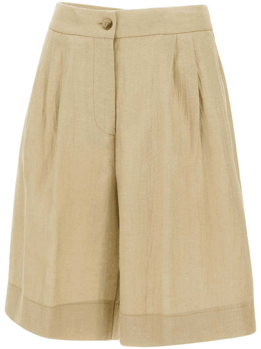 pleat-detail tailored shorts - Image 1