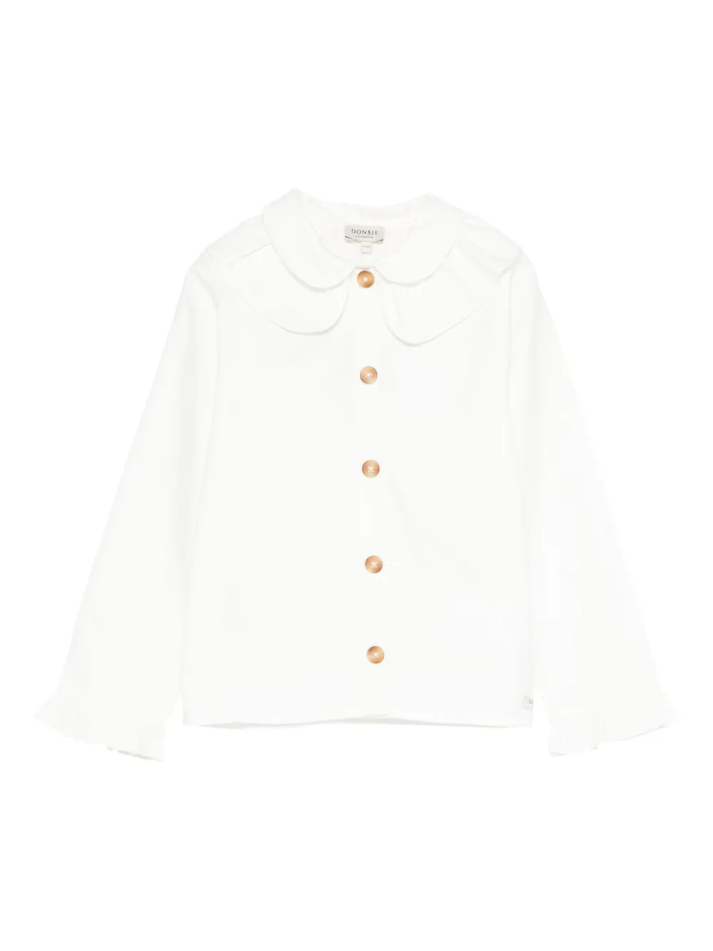 Peter pan collar buttoned shirt - Image 1